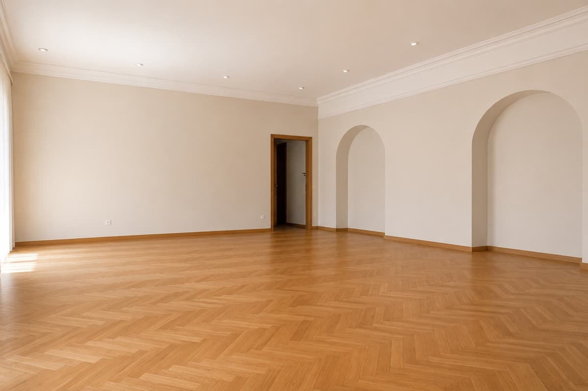 A room before and after clutter is removed